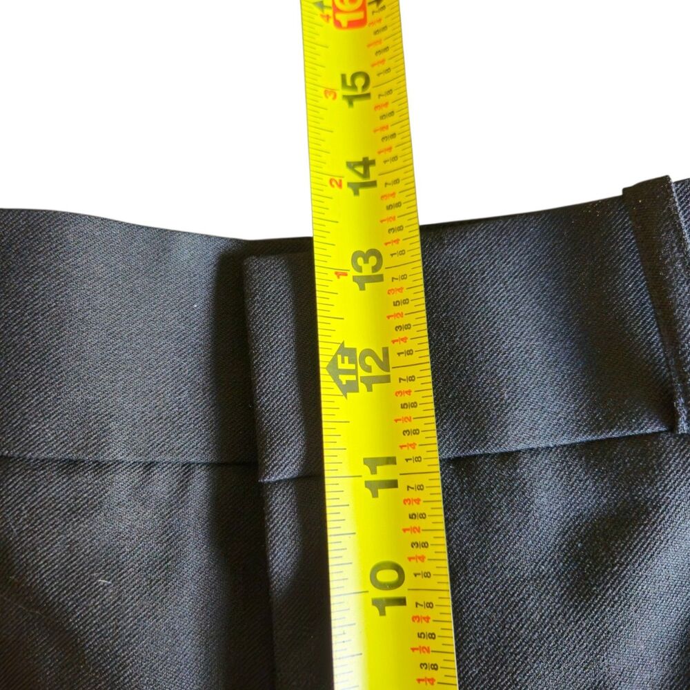 Frame Denim Relaxed Trouser Size 14 Black Wide Leg Suiting Version Wide Leg New - Picture 5 of 8